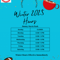 Jimmy Davis Park-Winter Hours
