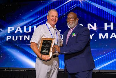 Paul Van Haute Receives Jerry R Griffin Award
