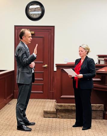 Richard Garrett Swearing In