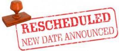 Rescheduled Meeting