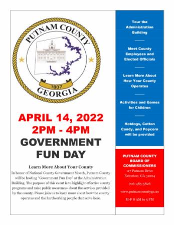 Government Fun Day Flyer