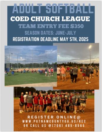 2025 Adult Softball Church League Co-Ed