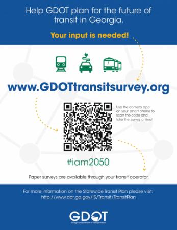 GDOT Public Survey Flyer